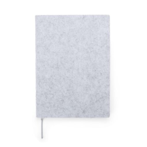 CADERNO A5 FELTRO SPX-06105 NA COR CINZA
