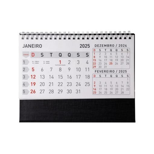 CALENDARIO DE MESA WIRE-O SPX-14950G NA COR VERDE
