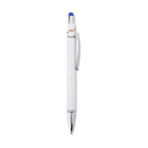 CANETA METAL TOUCH ANTIESTRESSE SPX-08134-BCO/AZE NA COR AZUL