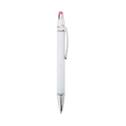 CANETA METAL TOUCH ANTIESTRESSE SPX-08134-BCO/ROS NA COR ROXO
