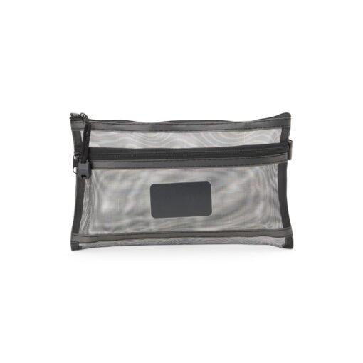 ESTOJO DE MALHA DE NYLON SPX-08089 NA COR PRETO