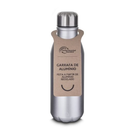 GARRAFA ALUMÍNIO 600ML SPX-14854 NA COR PRATA