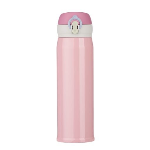GARRAFA TÉRMICA 400ML *TAMPAS SORTIDAS SPX-P@02112 NA COR ROSA