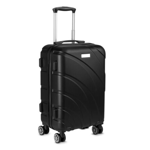 MALA DE VIAGEM EM PLÁSTICO ABS SPX-14970 NA COR PRETO