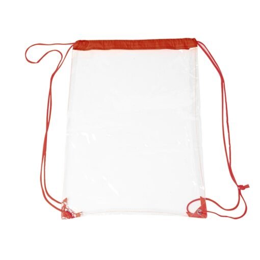 MOCHILA SACO EM PVC SPX-18744 NA COR VERMELHO