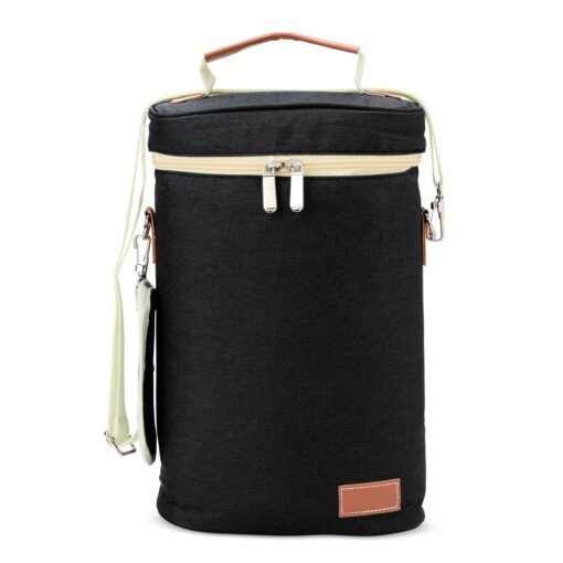 PORTA GARRAFA TÉRMICO DUPLO SPX-18865 NA COR PRETO