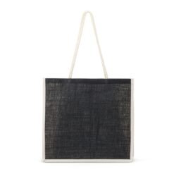SACOLA DE JUTA SPX-18843 NA COR PRETO