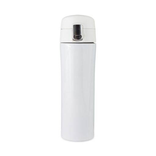 Garrafa Personalizada Metálico 450Ml - Branco