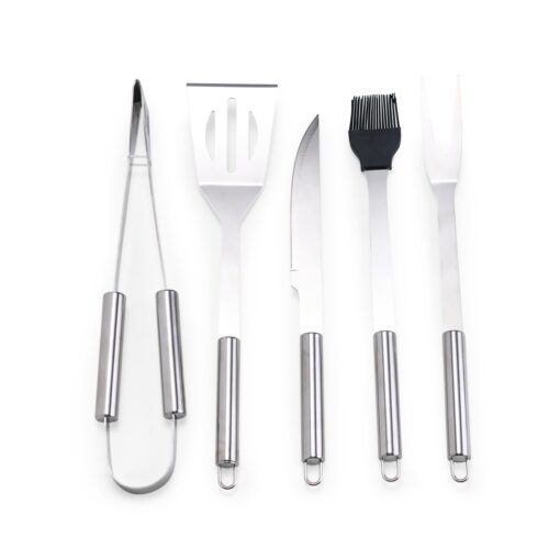 Kit Churrasco Personalizado Inox - Preto SPX-08217-PRE - Imagem 3