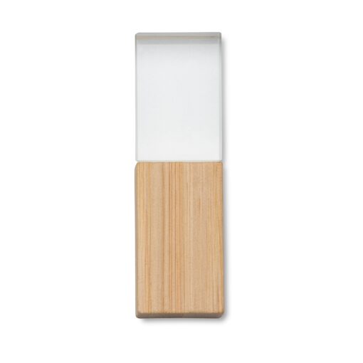Pen Personalizado Bambu - Madeira/Branco SPX-064-8GB-MAD