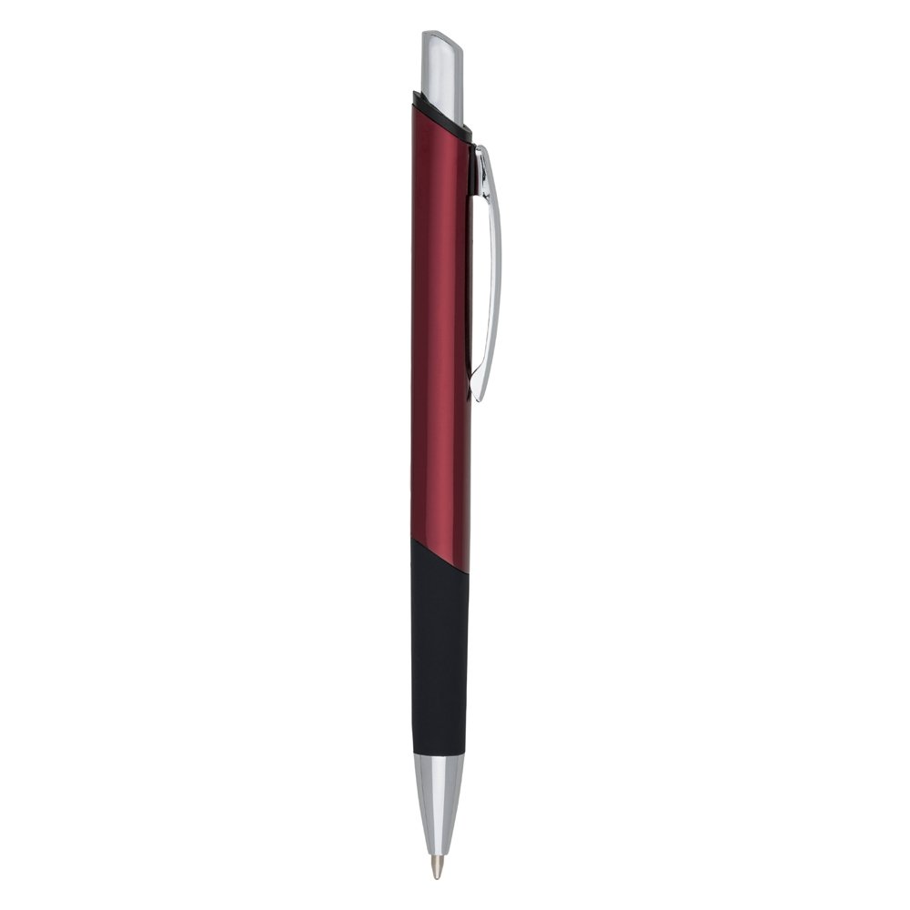CANETA METAL DET. EMBORRACHADO SPX-01020 NA COR VERMELHO