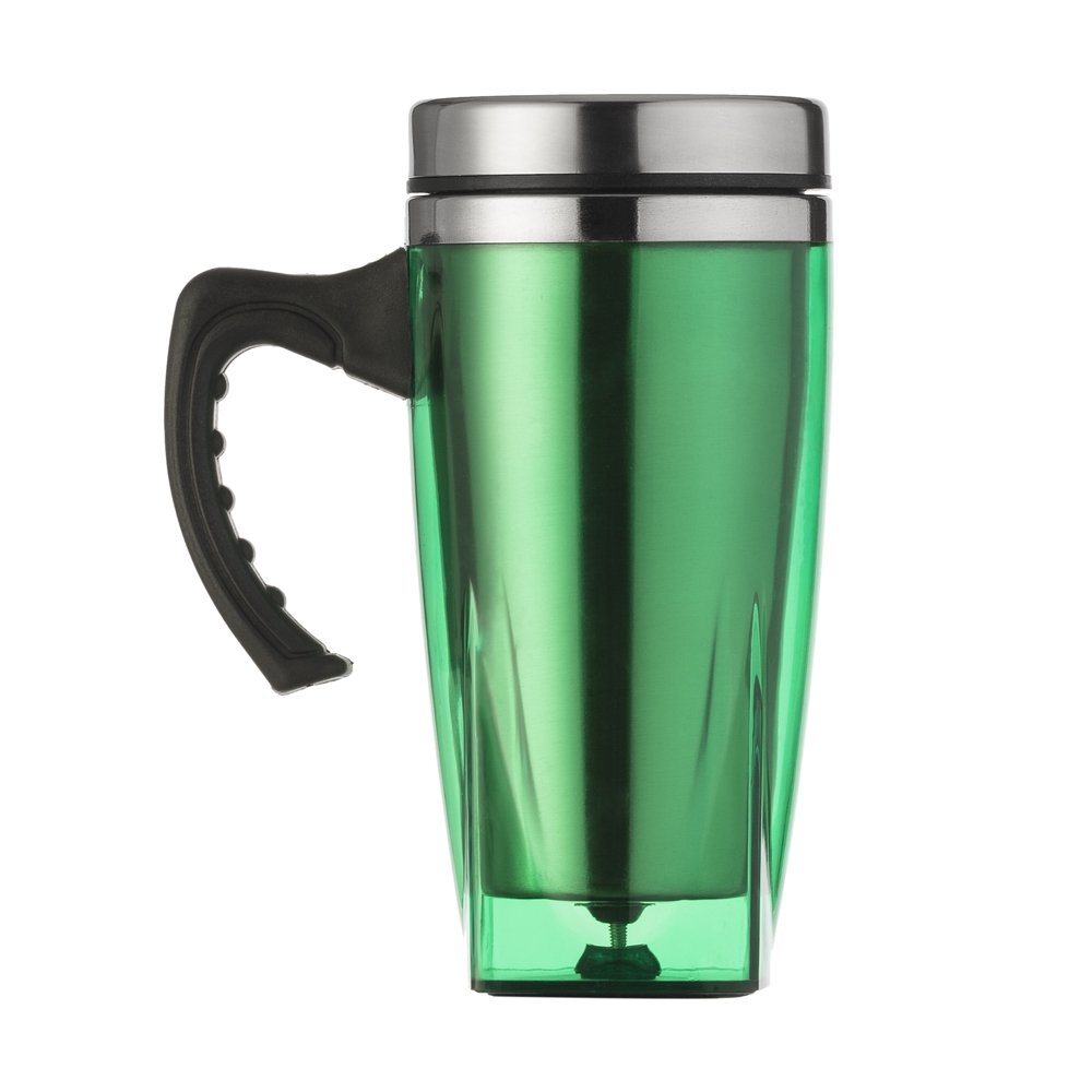 CANECA 450ML FUNDO QUADRADO SPX-01071 NA COR VERDE