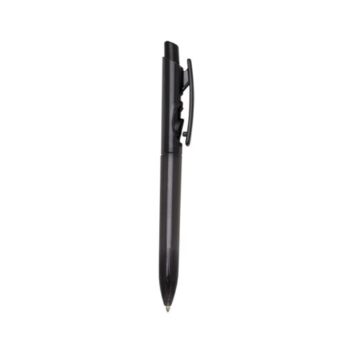Caneta Para Brindes Plástica Translucida na cor preto