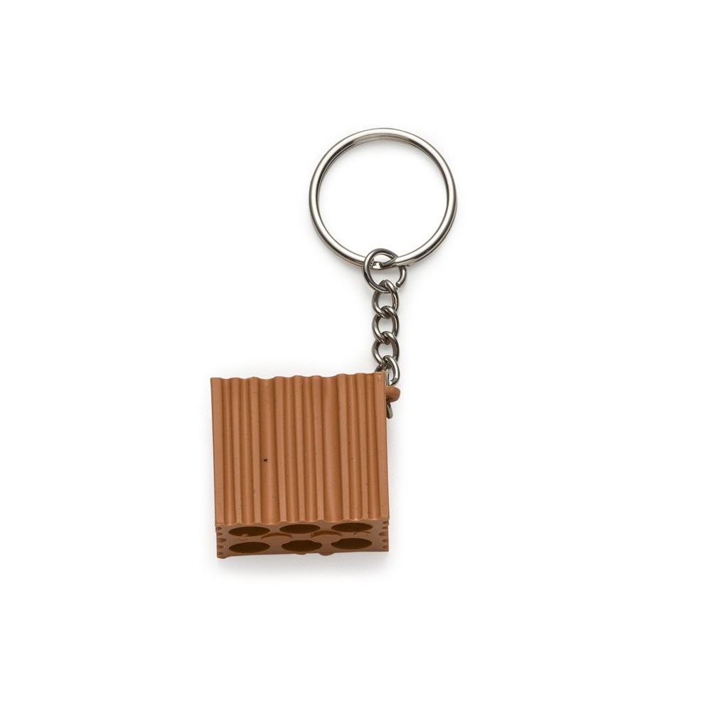 CHAVEIRO FORMATO TIJOLINHO  SPX-12387 NA COR MARROM