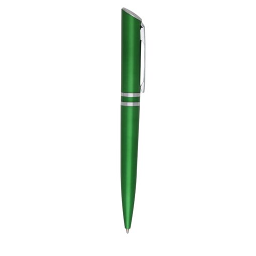 Caneta Personalizada Plástica - Verde/Prata SPX-12415-VD