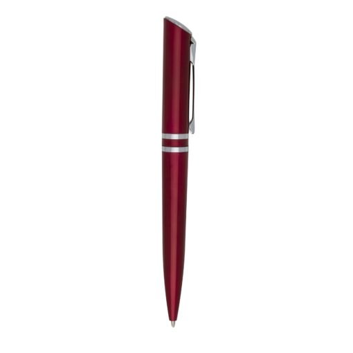 Caneta Personalizada Plástica - Vermelho/Prata SPX-12415-VM