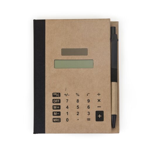 Bloco Personalizado Plástica - Kraft/Preto SPX-12737-KRA