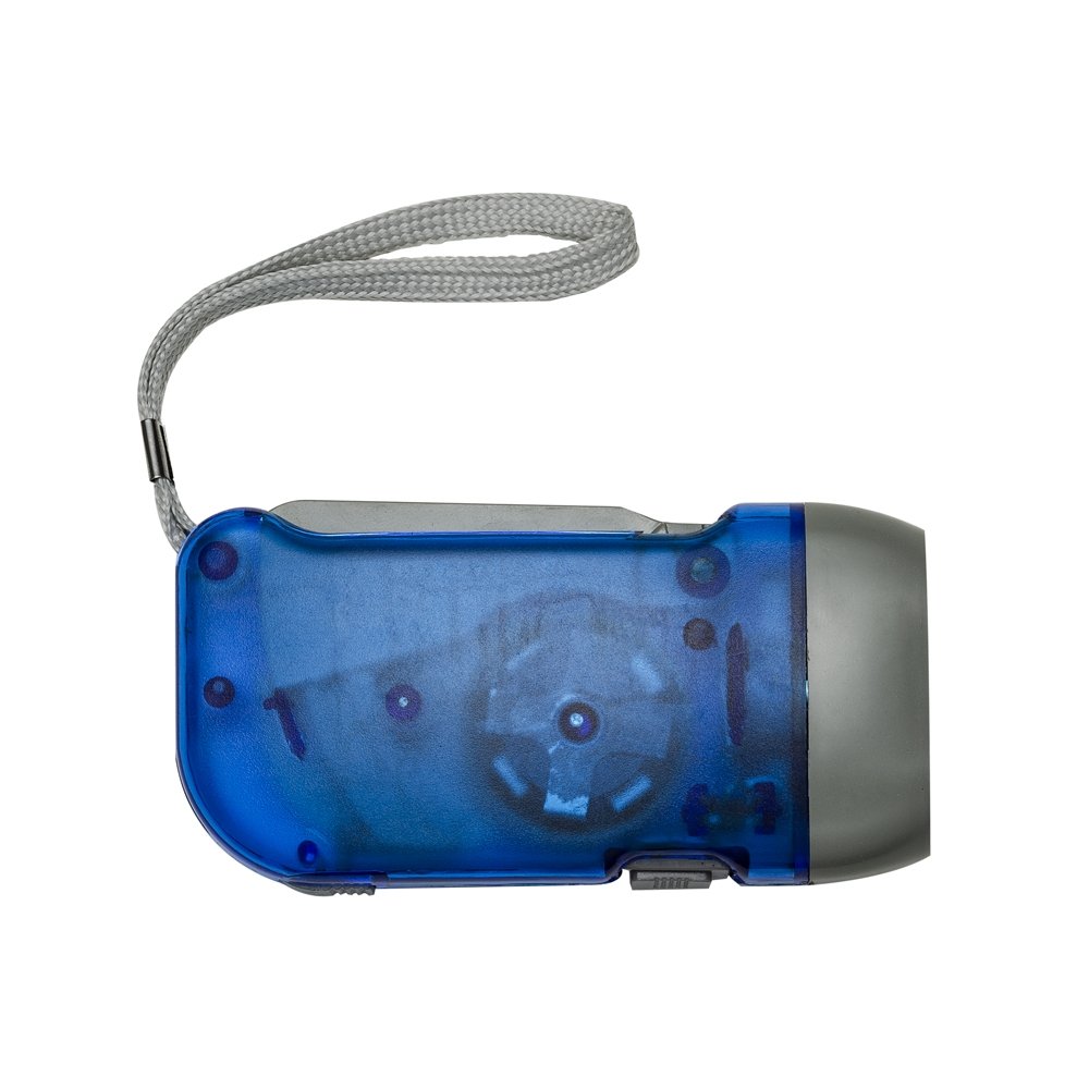 LANTERNA DINAMO 3 LEDS  SPX-01291 NA COR AZUL