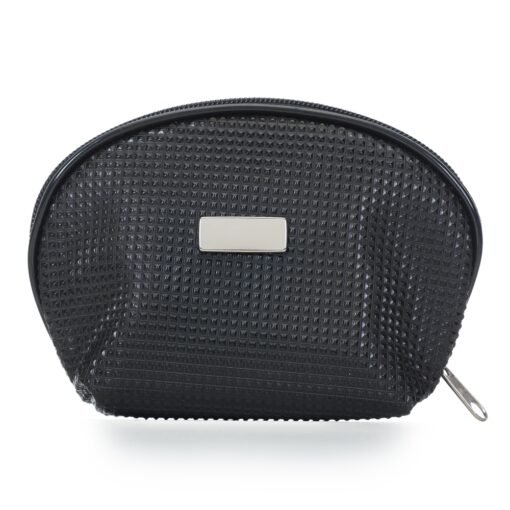 NECESSAIRE DE COURO SINTÉTICO SPX-13042-PRE NA COR PRETO