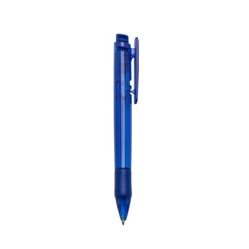 Caneta Personalizada Para Empresas Plástica na cor azul