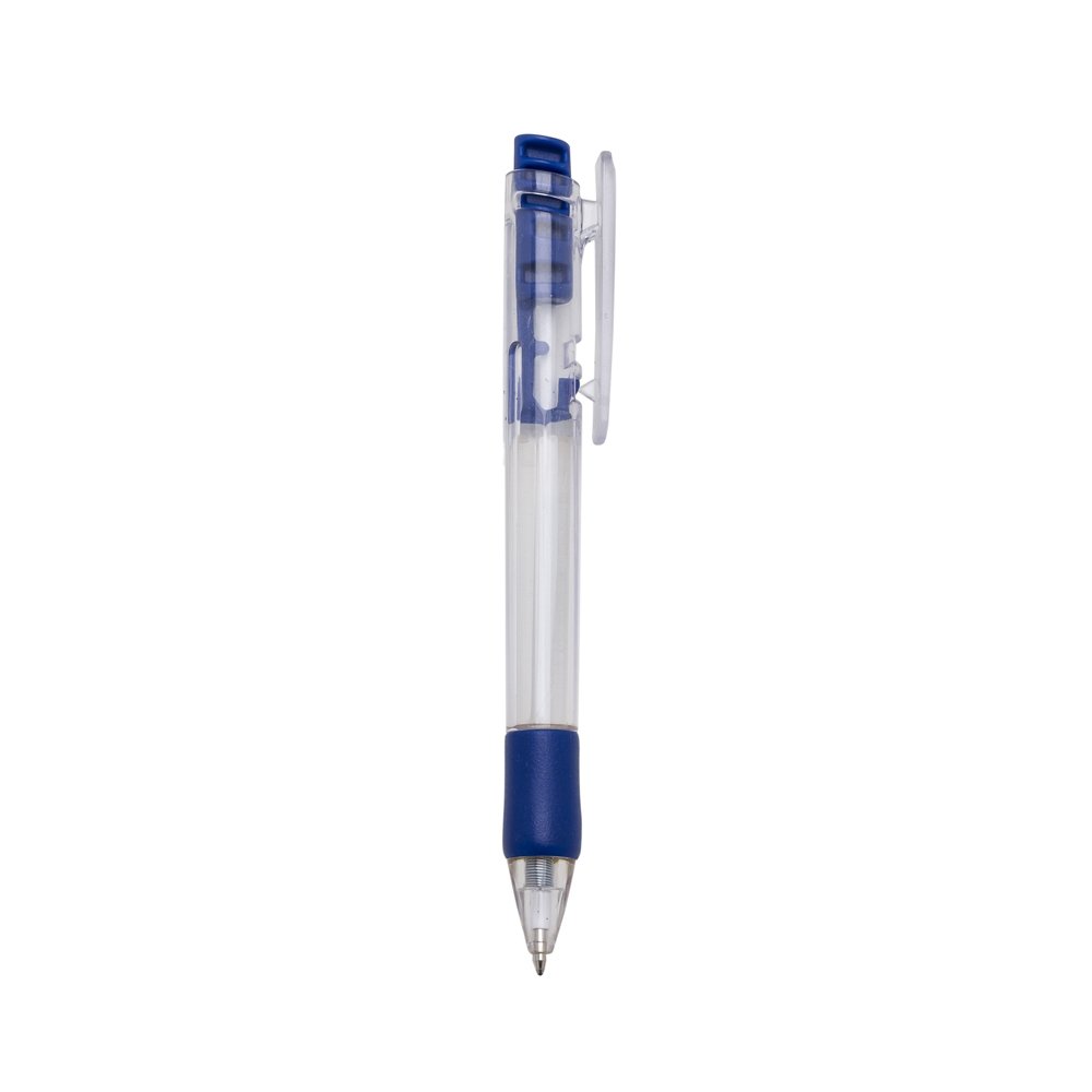 CANETA PLÁSTICA  SPX-13190T NA COR AZUL