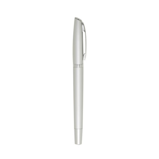 Caneta Para Brindes Roller De Metal na cor prata