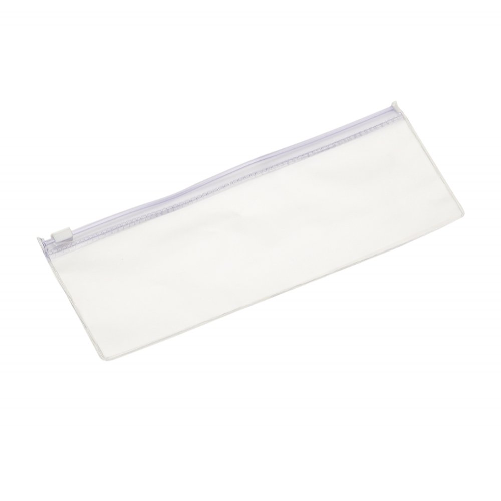 ESTOJO PLASTICO ZIP ZAP  SPX-13410N NA COR BRANCO