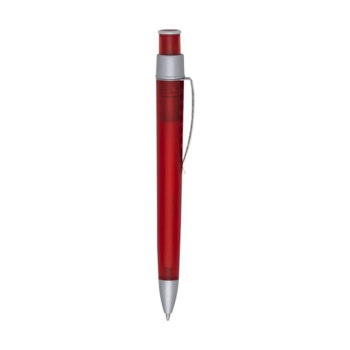 Caneta Personalizada Plástica - Vermelho/Prata SPX-00204-VM