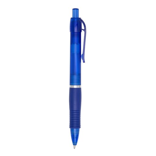 Caneta Personalizada Plástica na cor azul