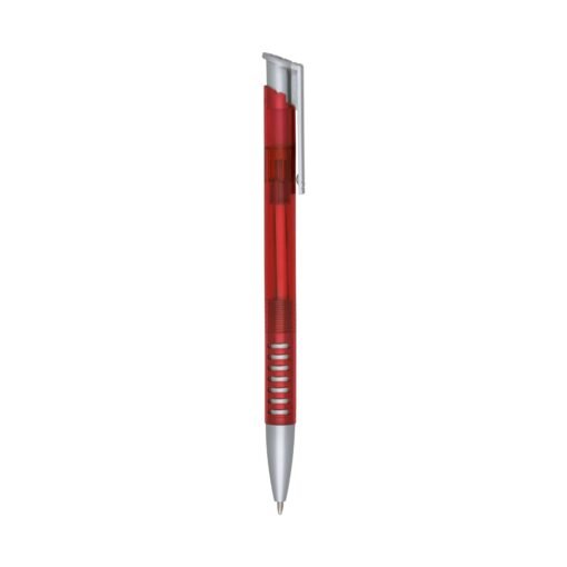 CANETA PLÁSTICA  SPX-3017B-VM NA COR VERMELHO