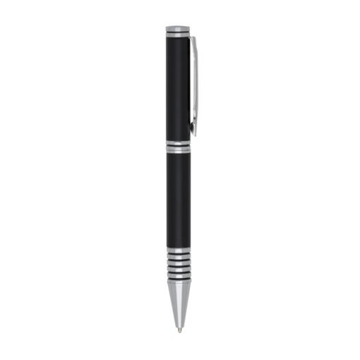 Caneta Personalizada Metálica - Preto/Prata SPX-163/K03-PRE/FOS