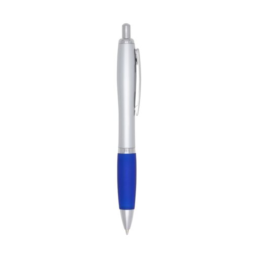 Caneta Personalizada Plástica - Prata/Azul SPX-00518-PRA/AZU