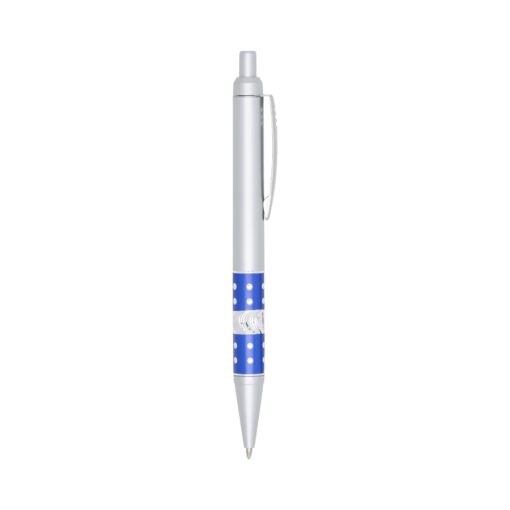 Caneta Personalizada Plástica - Azul/Prata SPX-00634-PRA/AZU