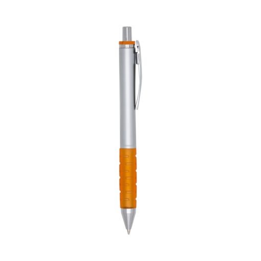 Caneta Personalizada Plástica - Laranja/Prata SPX-00713-PRA/LAR