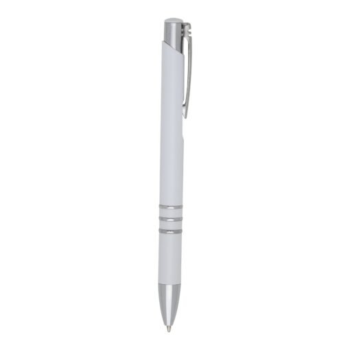 Caneta Personalizada Plástica - Branco/Prata SPX-08578-BCO
