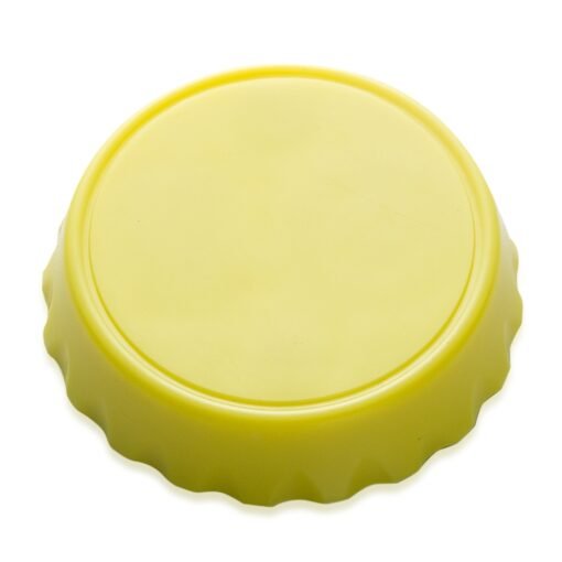 Abridor Personalizado Metálica - Amarelo | Brindes Brasil