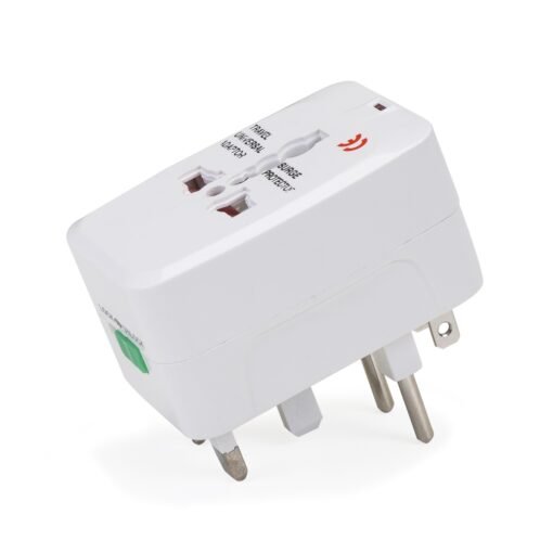 Adaptador Personalizado Plástico - Branco | Brindes Brasil