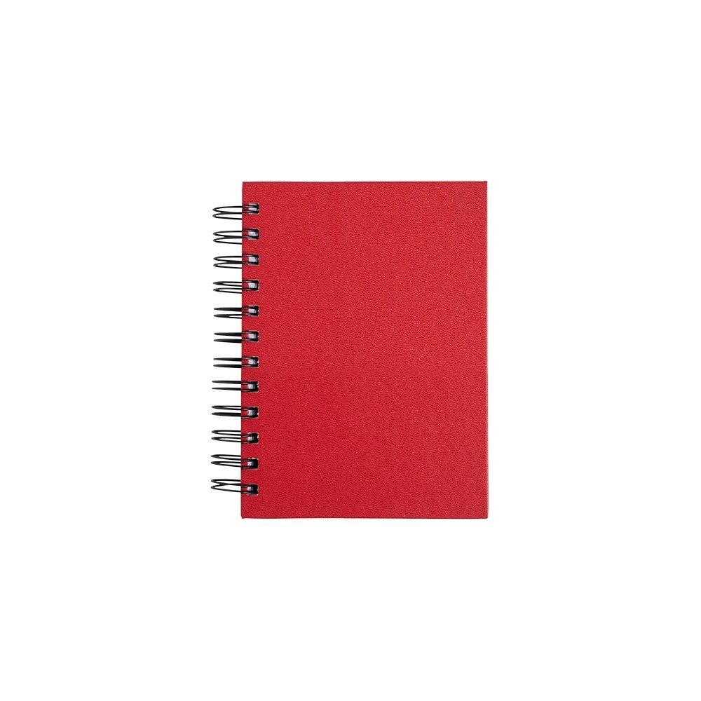 MINI AGENDA WIRE-O CROMATO SPX-14930 NA COR VERMELHO