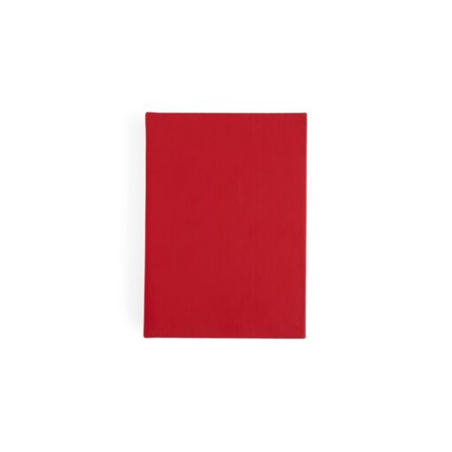 Agenda Com Logo Diária Emborrachada na cor vermelho