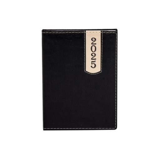 Agenda Personalizada Couro Sintético - Preto/Bege SPX-14461-PRE