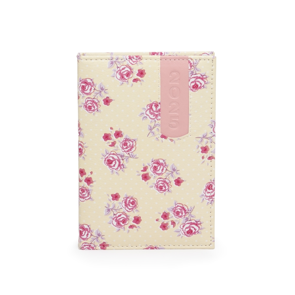 AGENDA CLASSICA FLORAL 2025 SPX-15102 NA COR AMARELO