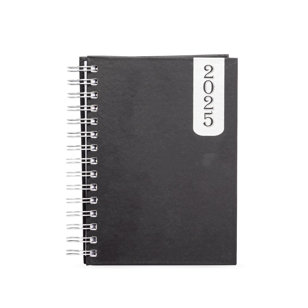 AGENDA WIRE-O PRIME  SPX-14462 NA COR PRETO OU FUMÊ