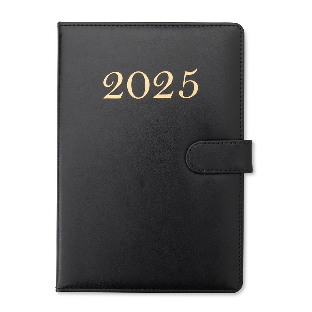 AGENDA DIÁRIA 2025 SPX-06107 NA COR PRETO