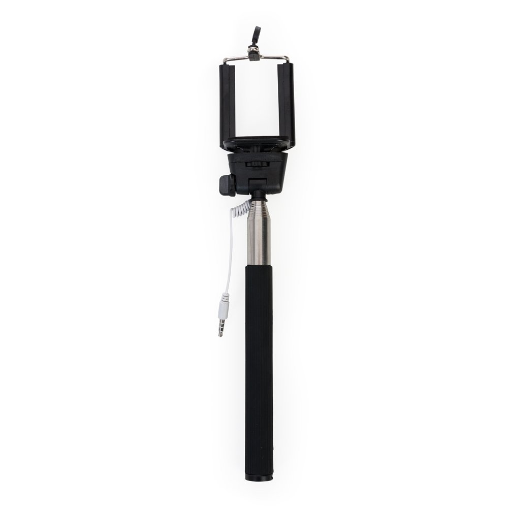 BASTÃO DE SELFIE C/ DISPARADOR VIA CABO SPX-P@13132-PRE NA COR PRETO