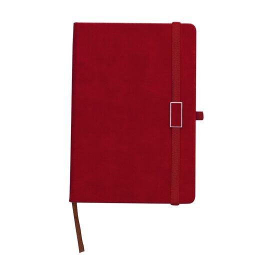 BLOCO DE ANOTAÇÕES EMBORRACHADO SPX-03002-VM NA COR VERMELHO