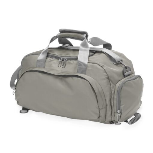 Bolsa Personalizada Para Empresas Esportiva Poliéster 28L na cor cinza