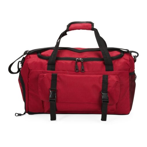 Bolsa Personalizada Esportiva 39L - vermelho com detalhes em preto
