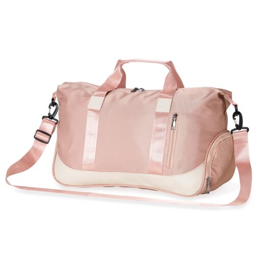 Bolsa Promocional Esportiva De Poliéster 29L na cor rosa