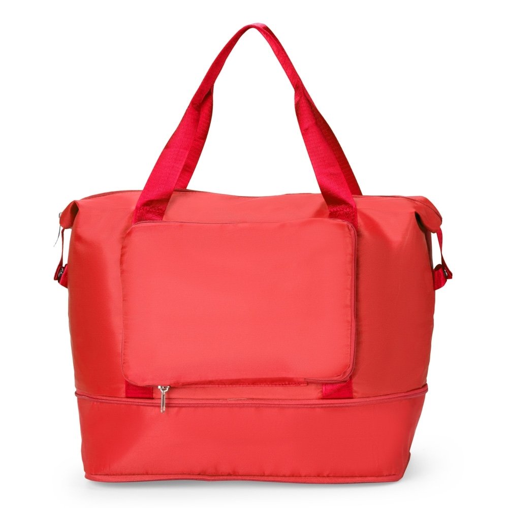 BOLSA EXPANSÍVEL E DOBRÁVEL 25 LITROS SPX-04091B NA COR VERMELHO