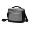 Bolsa Personalizada Nylon 10L - Cinza/Preto | Brindes Brasil
